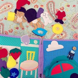 Montessori toddler busy book